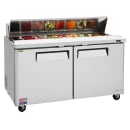 Turbo Air MST-60-N 60" M3 Series Sandwich/Salad Pep Table w/ Refrigerated Base, 115v thumbnail 6