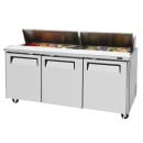 Turbo Air MST-72-N 73" M3 Series Sandwich/Salad Prep Table w/ Refrigerated Base, 115v thumbnail 2