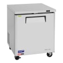 Turbo Air MUF-28-N 27 1/2" W Undercounter Freezer w/ (1) Section & (1) Door, 115v thumbnail 3