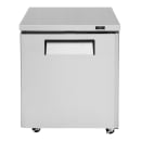 Turbo Air MUR-28L-N6 27 1/2" W Undercounter refrigerator w/ (1) Section & (1) Door, 115v thumbnail 2