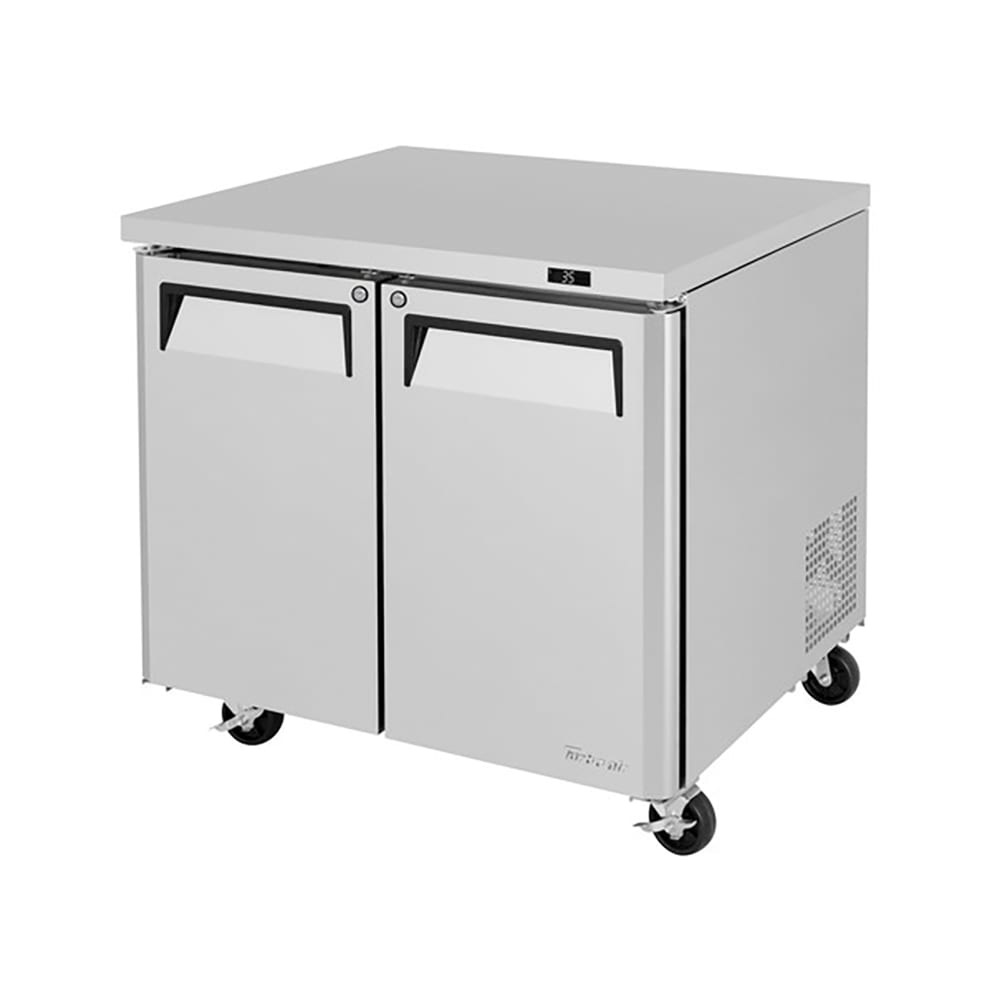 Turbo Air MUR-36-N6 36 1/4" W Undercounter Refrigerator w/ (2) Section & (2) Door, 115v