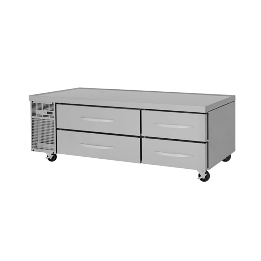 Turbo Air PRCBE-72R-N 72" PRO Series Chef Base w/ (4) Drawers - 115v