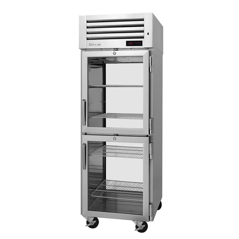 Turbo Air PRO-26-2H2-G-PT Full Height Pass Thru Mobile Heated Cabinet w/ (3) Shelves, 208v/1ph