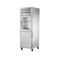 Turbo Air PRO-26R-GSH-N 28 3/4" One Section Reach In Refrigerator, (1) Solid Door & (1) Glass Door, Right Hinge, 115v thumbnail 4