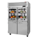 Turbo Air PRO-50R-GSH-N 52" Two Section Reach In Refrigerator, (2) Solid Doors & (2) Glass Doors, Left/Right Hinge, 115v thumbnail 2