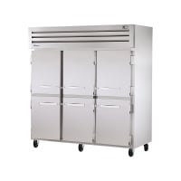 Turbo Air PRO-77-6R-N 77 3/4" Three Section Reach In Refrigerator, (6) Left/Right Hinge Solid Doors, 115v thumbnail 4