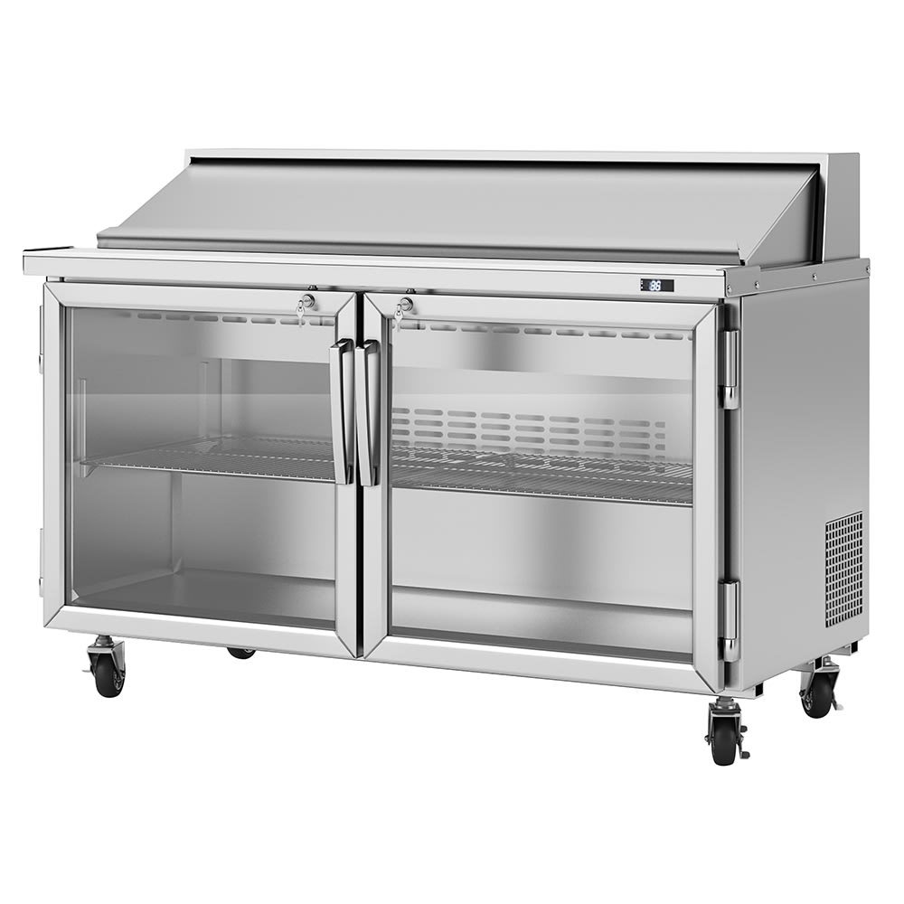 Turbo Air PST-60-G-N 60 1/4" PRO Series Sandwich/Salad Prep Table w/ Refrigerated Base, 115v