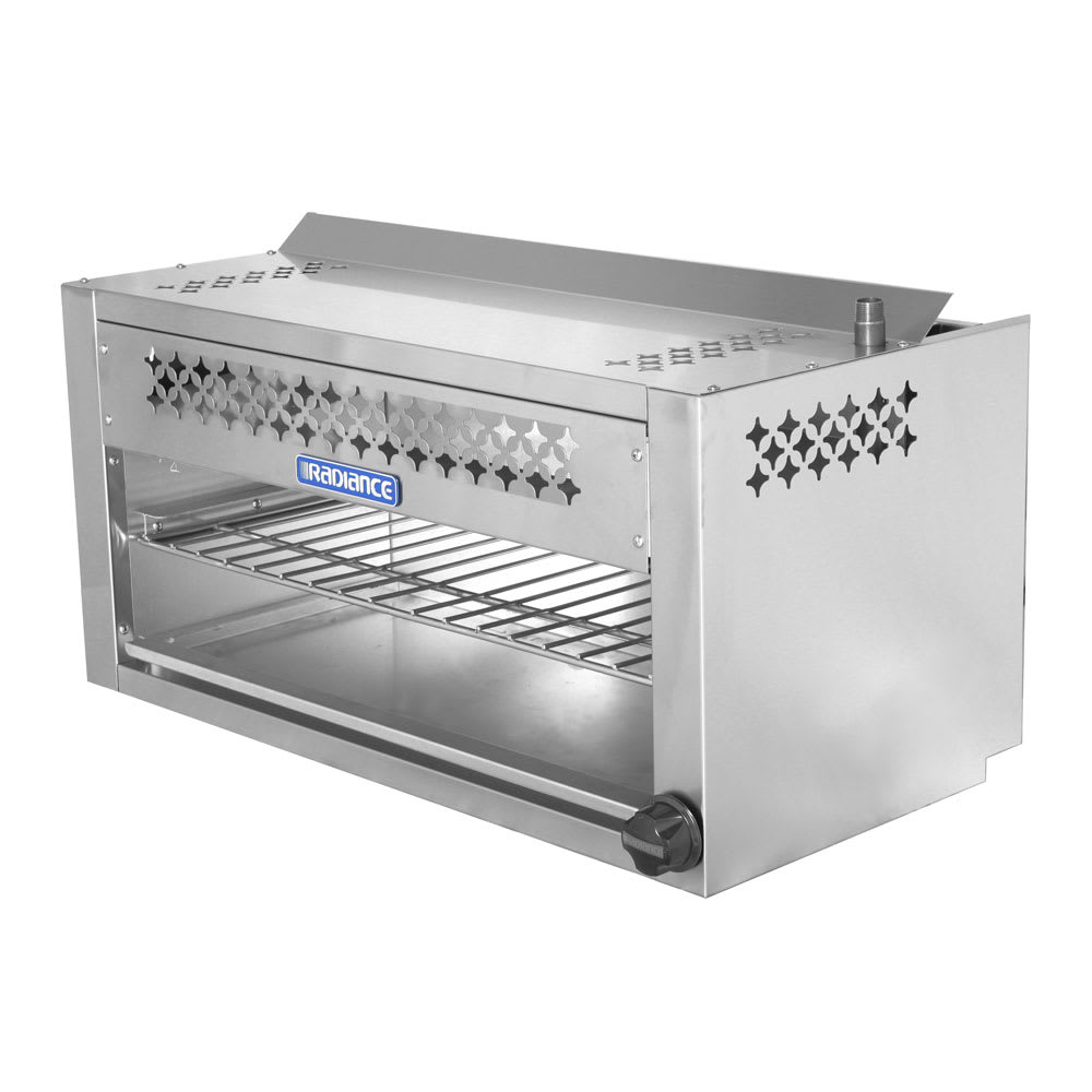 Turbo Air TACM-36 36" Gas Cheese Melter w/ Infrared Burner, Stainless, Natural Gas
