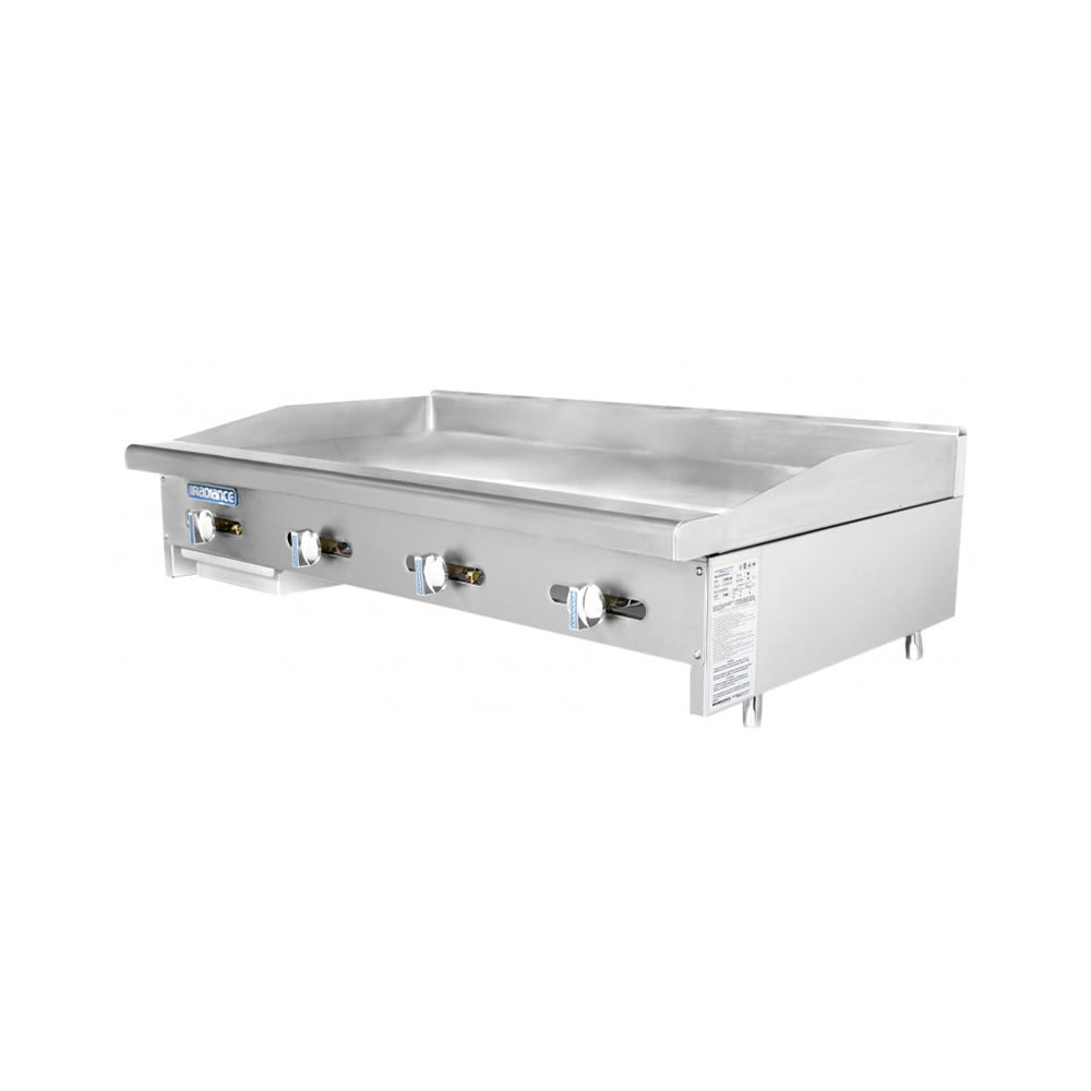 Turbo Air TAMG-48 48" Gas Griddle w/ Manual Controls - 3/4" Steel Plate, Liquid Propane