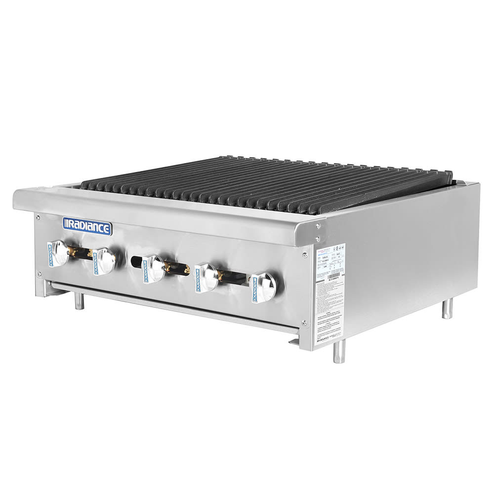 Turbo Air TARB-30 30" Gas Charbroiler w/ Cast Iron Grates, Liquid Propane