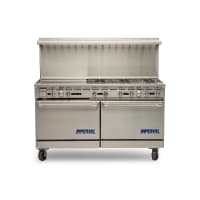 Turbo Air TARG-6B24G 60" 6 Burner Gas Range w/ Griddle & (2) Standard Ovens, Natural Gas thumbnail 3