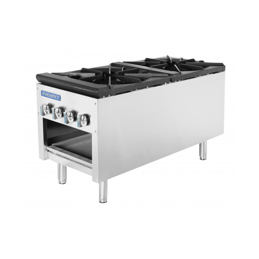 Turbo Air TASP-18-D 2 Burner Stock Pot Range, Convertible
