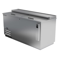 Turbo Air TBC-65SD-N6 65" Forced Air Bottle Cooler - Holds (528) 12 oz Bottles, Stainless Interior, 115v thumbnail 3