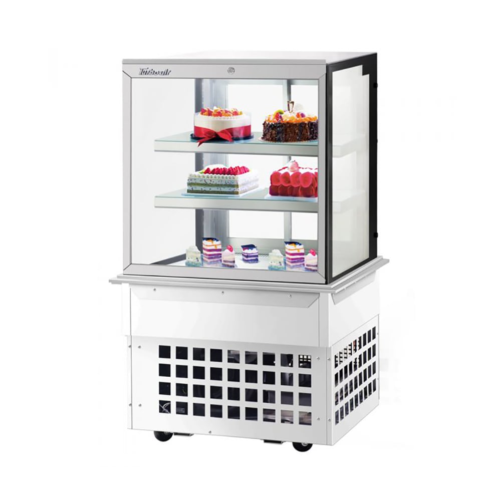Turbo Air TBP36-54FDN 38 1/8" Full Service Bakery Display Case w/ Straight Glass - (3) Levels, 115v