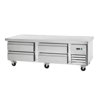 Turbo Air TCBE-72SDR-N 72" Super Deluxe Chef Base w/ (4) Drawers - 115v thumbnail 6