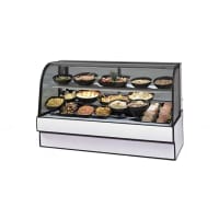 Turbo Air TCDD-48H-W-N 48-1/2" Full Service Deli Case w/ Curved Glass - (3) Levels, 115v thumbnail 4
