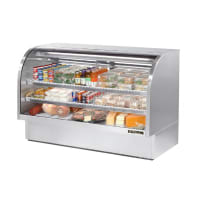 Turbo Air TCDD-72H-W-N 72-1/2" Full Service Deli Case w/ Curved Glass - (3) Levels, 115v thumbnail 2