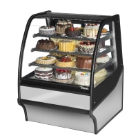 Turbo Air TCGB-36-W-N 36 1/2" Full Service Bakery Case w/ Curved Glass - (3) Levels, 115v thumbnail 2