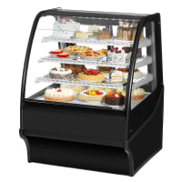 Turbo Air TCGB-36-W-N 36 1/2" Full Service Bakery Case w/ Curved Glass - (3) Levels, 115v thumbnail 4