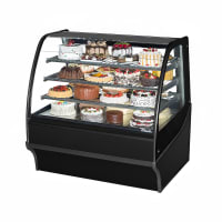 Turbo Air TCGB-48-W-N 48 1/2" Full Service Bakery Display Case w/ Curved Glass - (3) Levels, 115v thumbnail 3