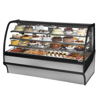 Turbo Air TCGB-72-W-N 72 1/2" Full Service Bakery Case w/ Curved Glass - (3) Levels, 115v thumbnail 2