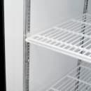 Turbo Air TGF-49FB-N 54 3/8" Two Section Display Freezer w/ Swing Doors - Bottom Mount Compressor, Black, 115v thumbnail 3