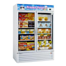 Turbo Air TGF-49F-N 54 3/8" Two Section Display Freezer w/ Swing Doors - Bottom Mount Compressor, White, 115v thumbnail 2