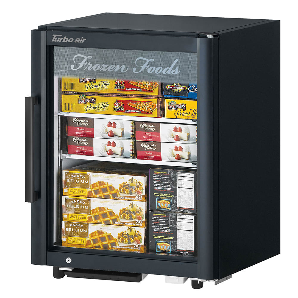 Turbo Air TGF-5SD-N 25" Countertop Freezer w/ Front Access - Swing Door, Black, 115v