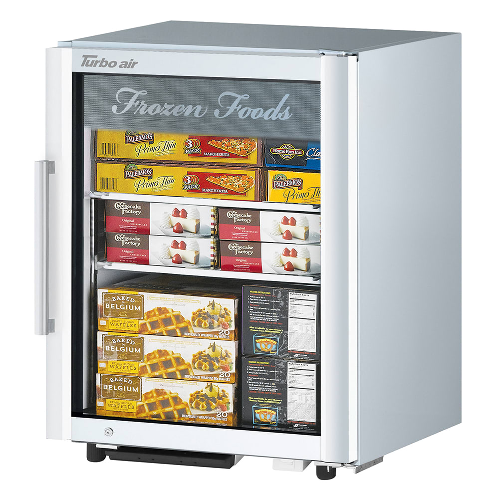 Turbo Air TGF-5SD-N 25" Countertop Freezer w/ Front Access - Swing Door, White, 115v