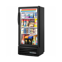 Turbo Air TGM-10SD-N6 26" Super Deluxe One Section Glass Door Merchandiser - (1) Right Hinge Door, Black, 115v thumbnail 3