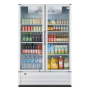 Turbo Air TGM-47SD-N 51" Super Deluxe Two Section Glass Door Merchandiser - (2) Left/Right Hinge Doors, White, 115v thumbnail 2