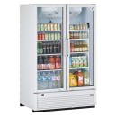 Turbo Air TGM-47SD-N 51" Super Deluxe Two Section Glass Door Merchandiser - (2) Left/Right Hinge Doors, White, 115v thumbnail 3