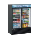 Turbo Air TGM-50RS(B)-N 56" TGM Series Two Section Glass Door Merchandiser - (2) Left/Right Hinge Doors, Black, 115v thumbnail 3