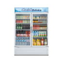 Turbo Air TGM-50RS-N 56" TGM Series Two Section Glass Door Merchandiser - (2) Left/Right Hinge Doors, White, 115v thumbnail 2