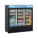 Turbo Air TGM-69R(B)-N 78" TGM Series Three Section Glass Door Merchandiser - (3) Sliding Doors, Black, 115v thumbnail 2