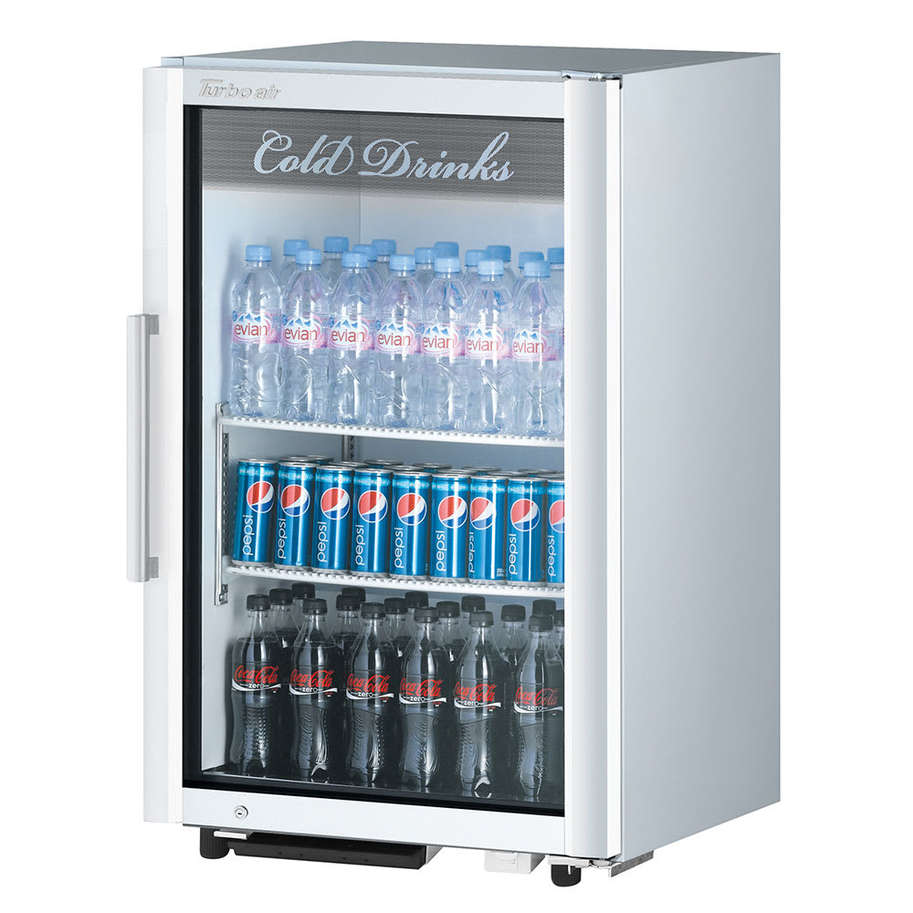 Turbo Air TGM-7SD-N6 25" Countertop Refrigerator w/ Front Access - Swing Door, Black, 115v