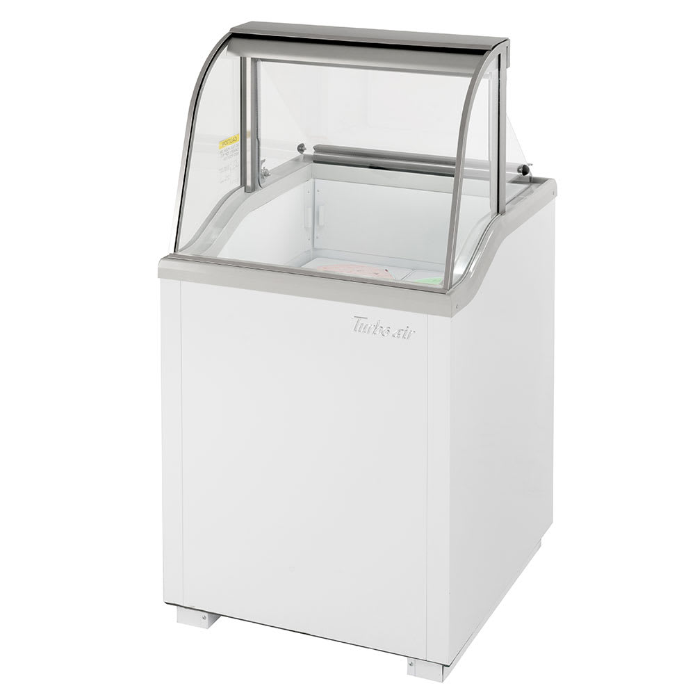 Turbo Air TIDC-26W-N 26" Stand Alone Ice Cream Freezer w/ 4 Tub Capacity, 115v