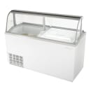 Turbo Air TIDC-70W-N 68" Stand Alone Ice Cream Freezer w/ (12) 3 gal Capacity, 115v thumbnail 2