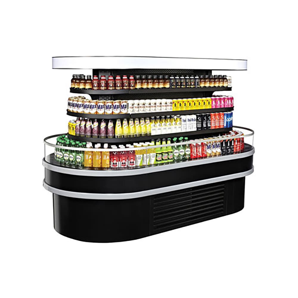 Turbo Air TIOM-36RSRB-N 48" Horizontal Island Open Air Cooler w/ (4) Levels, 220v/1ph