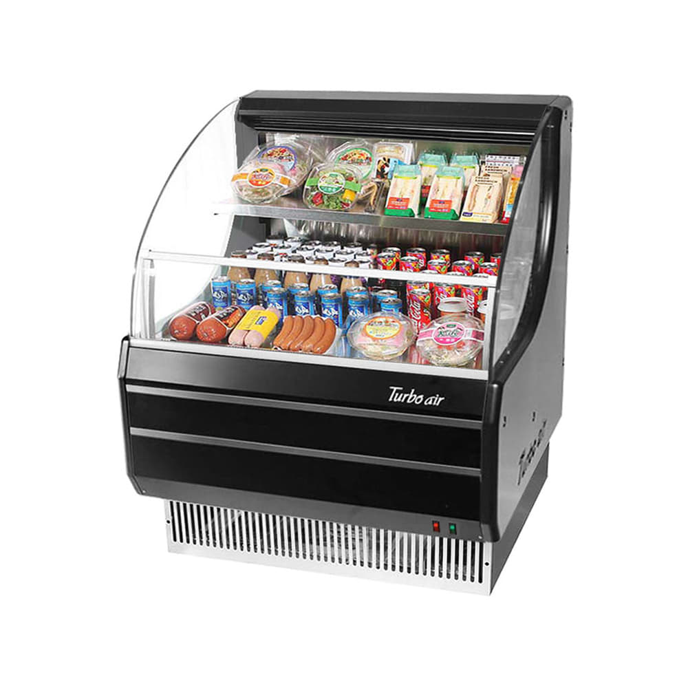 Turbo Air TOM-30LB-N 28" Horizontal Open Air Cooler w/ (2) Levels, 115v