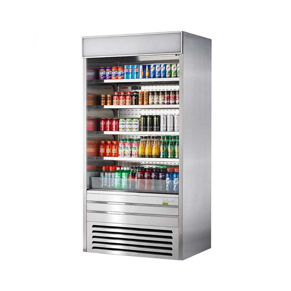 Turbo Air TOM-36ES-N 36" Vertical Open Air Cooler w/ (5) Levels, 115v