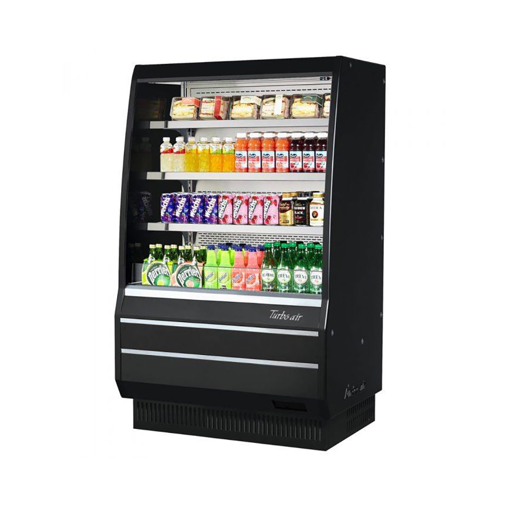 Turbo Air TOM-40MB-SP-N 39 1/8" Vertical Open Air Cooler w/ (4) Levels, 115v