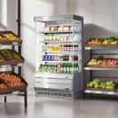 Turbo Air TOM-40S-N 39" Vertical Open Air Cooler w/ (5) Levels, 115v/1ph thumbnail 2