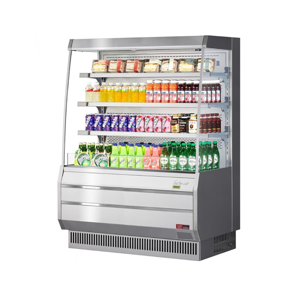 Turbo Air TOM-50MS-N 50 7/8" Vertical Open Air Cooler w/ (4) Levels, 115v