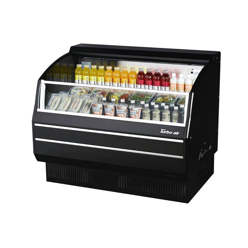 Turbo Air TOM-50SB-SP-N 50 7/8" Horizontal Open Air Cooler w/ (3) Levels, 115v