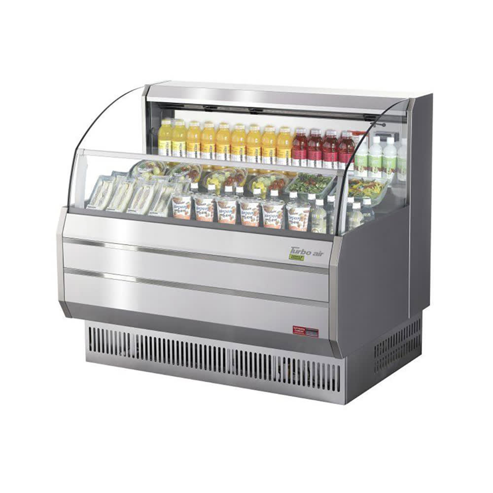 Turbo Air TOM-50SS-N 50 3/4" Horizontal Open Air Cooler w/ (3) Levels, 115v