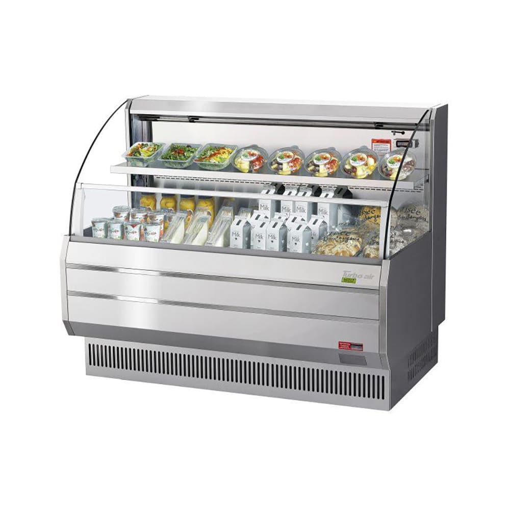 Turbo Air TOM-60LS-N 63 3/8" Horizontal Open Air Cooler w/ (2) Levels, 115v