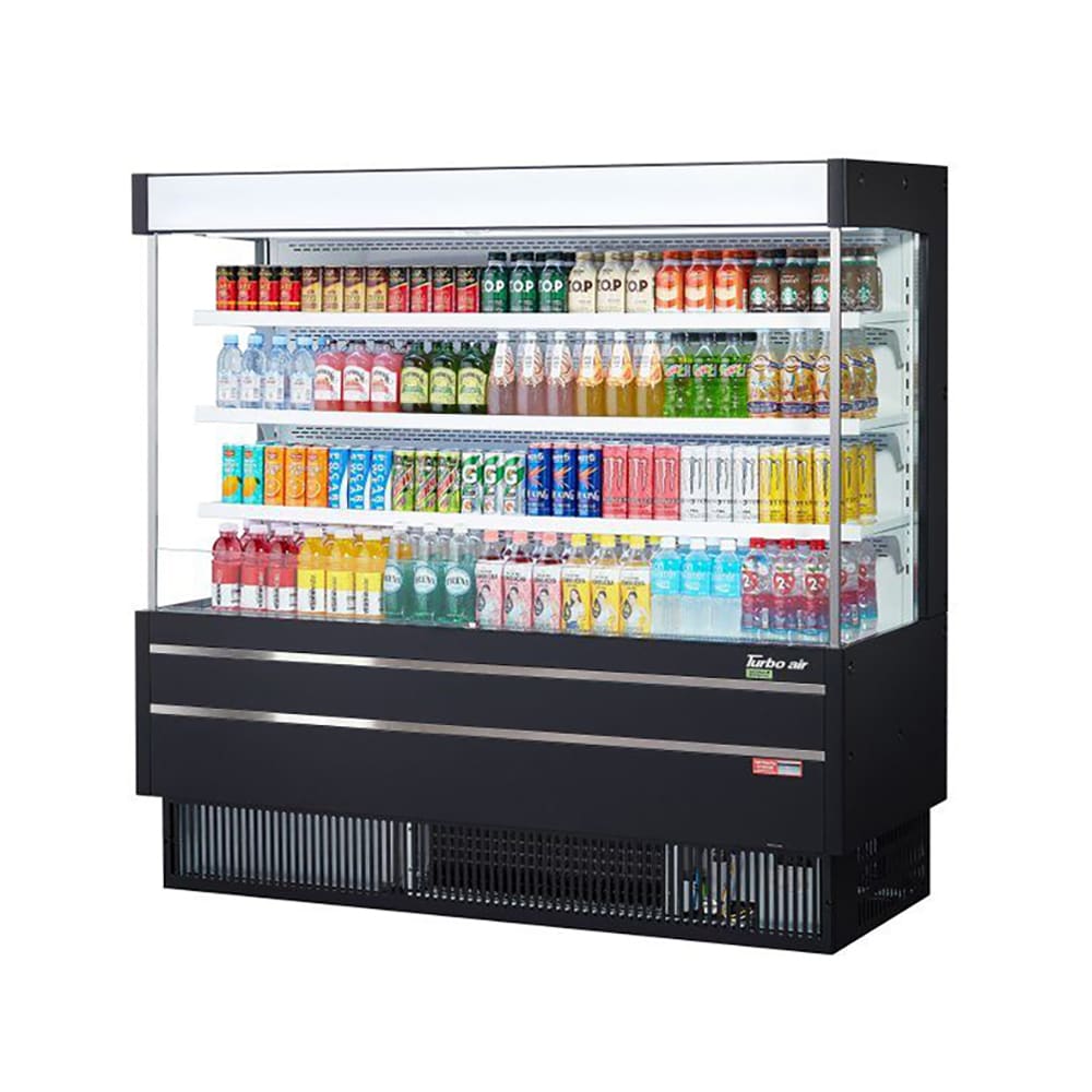 Turbo Air TOM-60MSEB-N 64" Vertical Open Air Cooler w/ (4) Levels, 115v