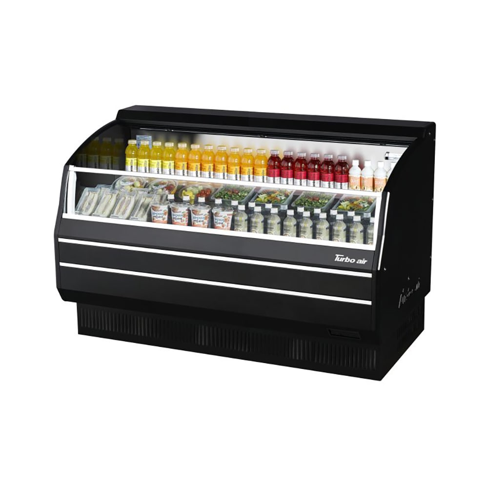 Turbo Air TOM-60SB-SP-N 63 3/8" Horizontal Open Air Cooler w/ (3) Levels, 115v