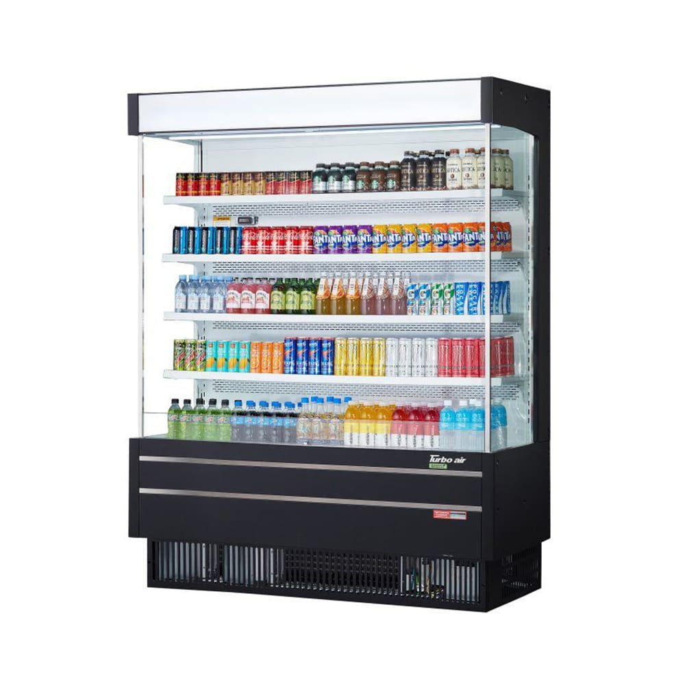 Turbo Air TOM-60SEB-N 64" Vertical Open Air Cooler w/ (5) Levels, 115v